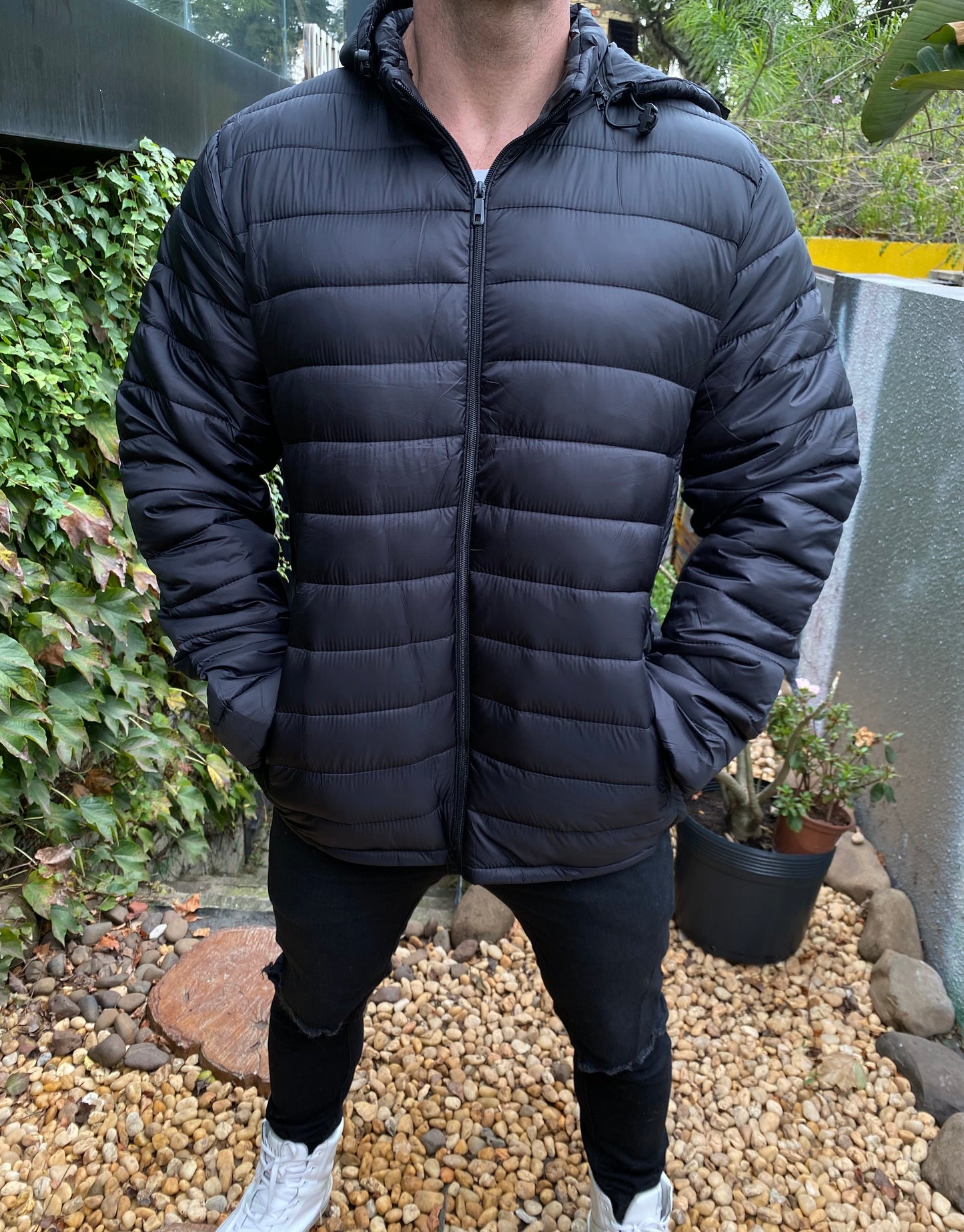 Jaqueta Puffer Preta