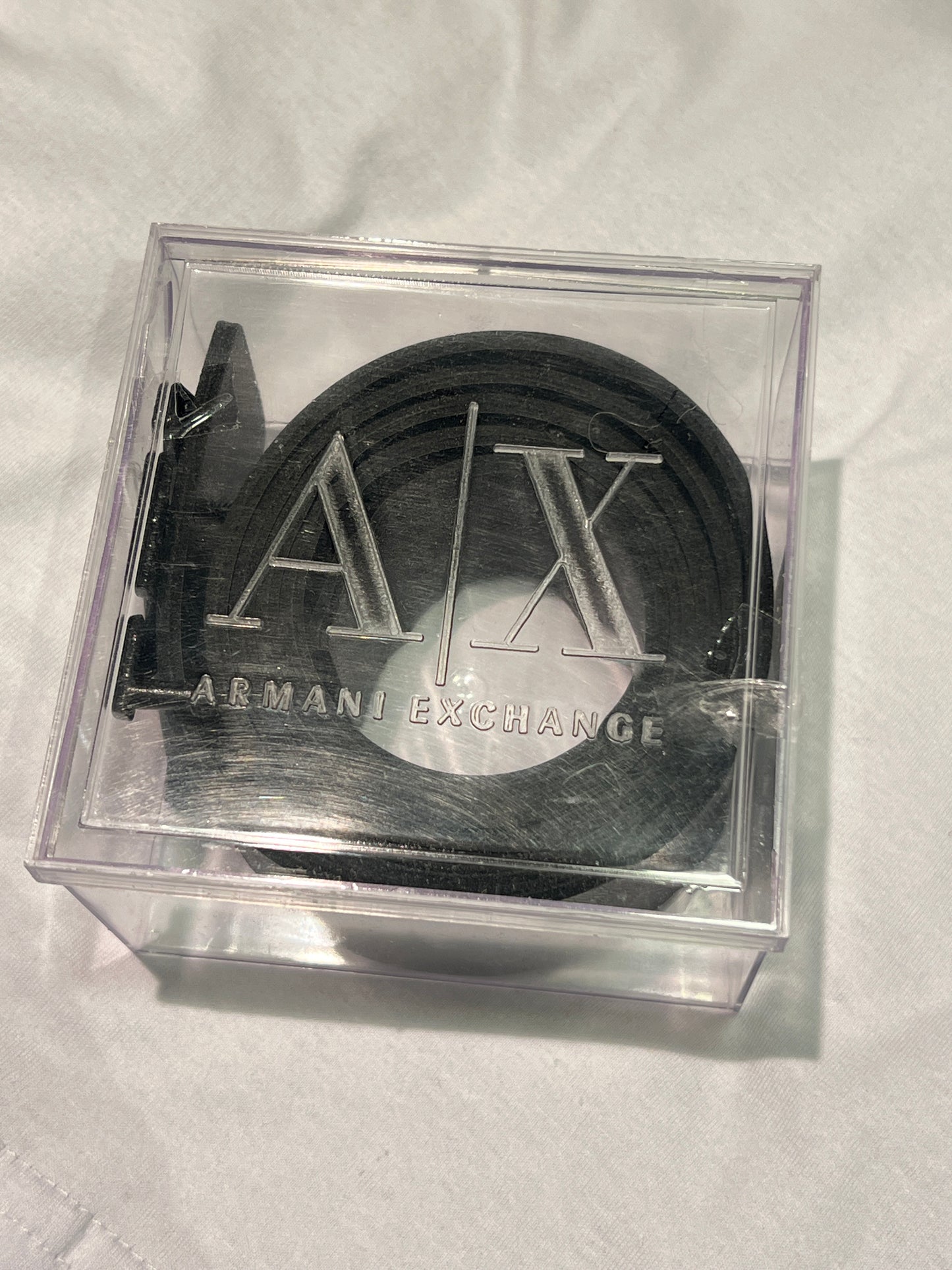 Cinto em Couro AX Black