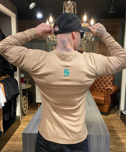 Camiseta Mahe Manga Longa Monâco Caramelo