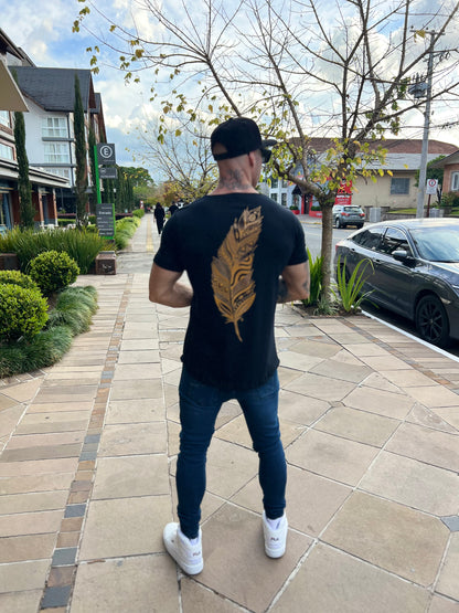 Camiseta Cali Feather Gold