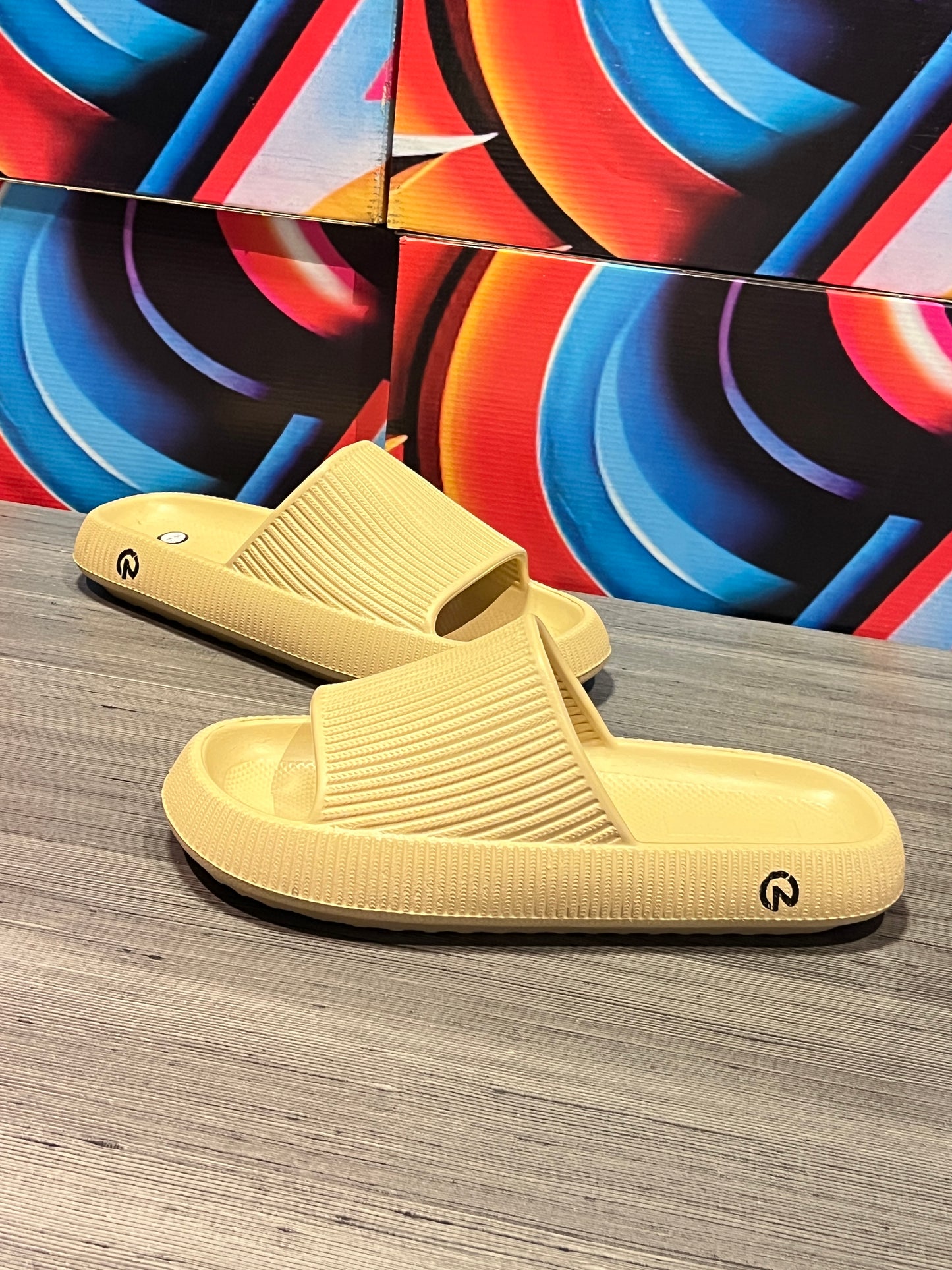 Chinelo Nuvem Bege Super Leve