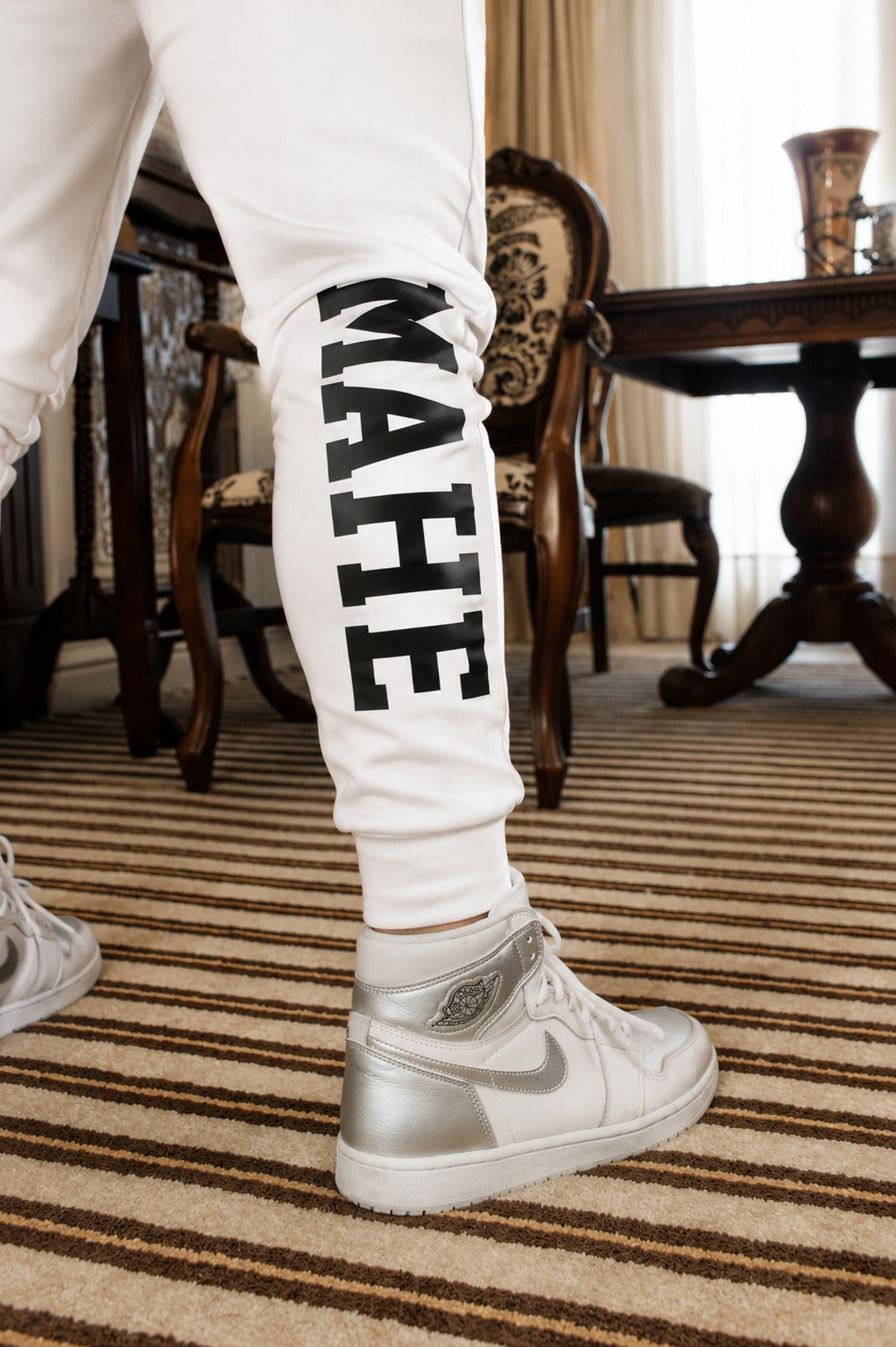 Calça Mahe Skinny Moletom Premium White