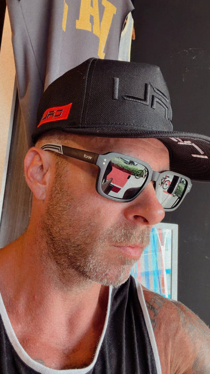 Óculos de Sol Vincit Black Grey Fosco