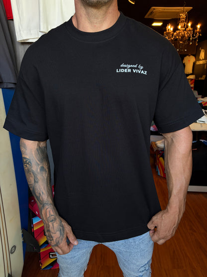 Camiseta Oversized LV Minimalism Black
