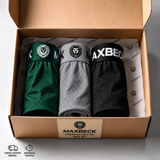 Kit com 3 Cuecas Boxer cores sortidas ( Melhor preço do mercado)