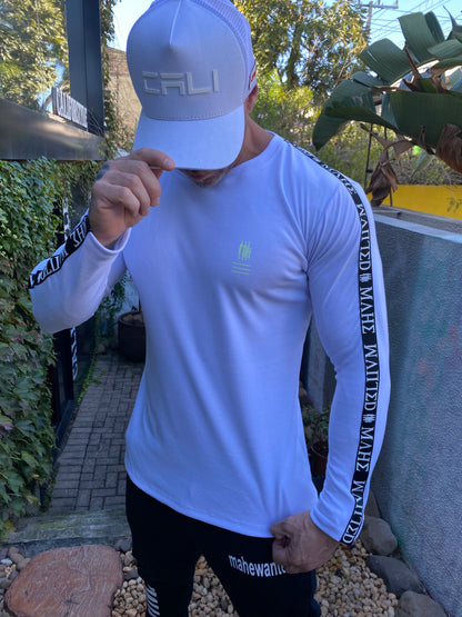 Camiseta Mahe Manga Longa Mônaco White