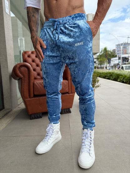 Calça Mahe Skinny Holografic Blue
