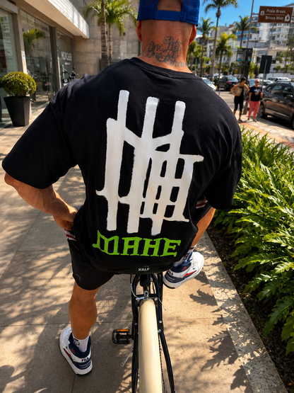 Camiseta Mahe Over Spray Paint White