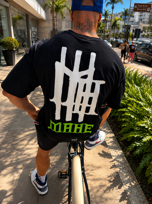 Camiseta Mahe Over Spray Paint White