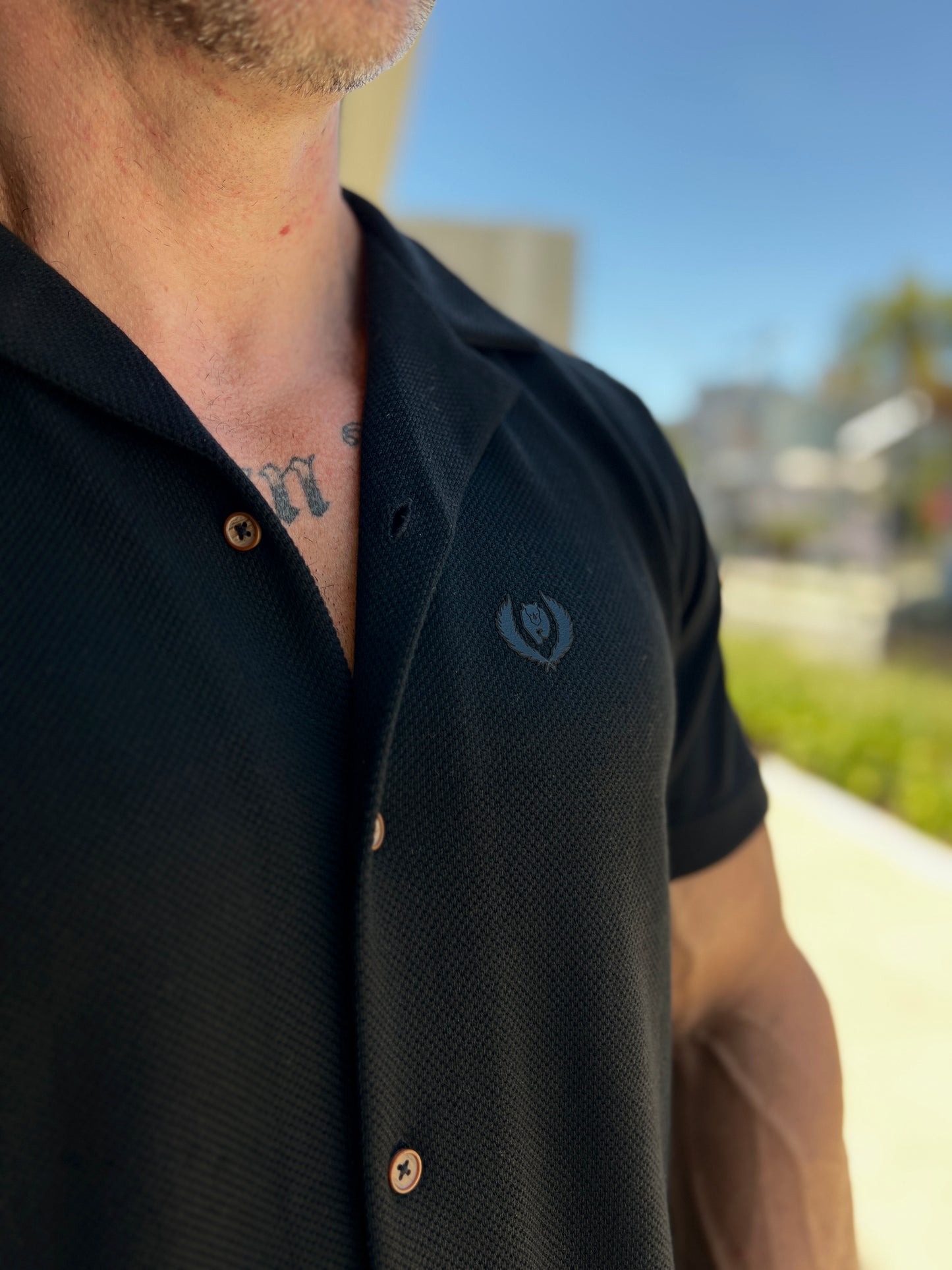 Camisa Ibiza Black - Summer 2026