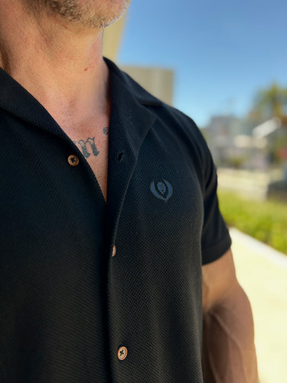 Camisa Ibiza Black - Summer 2026