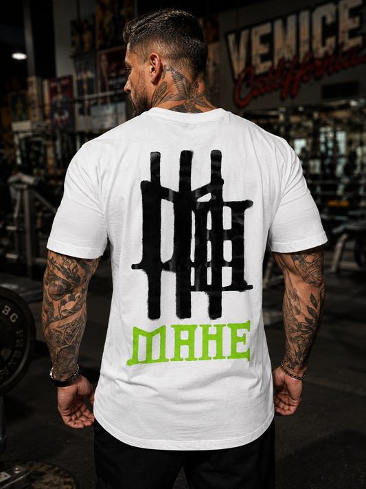 Camiseta Mahe Over Spray Paint White