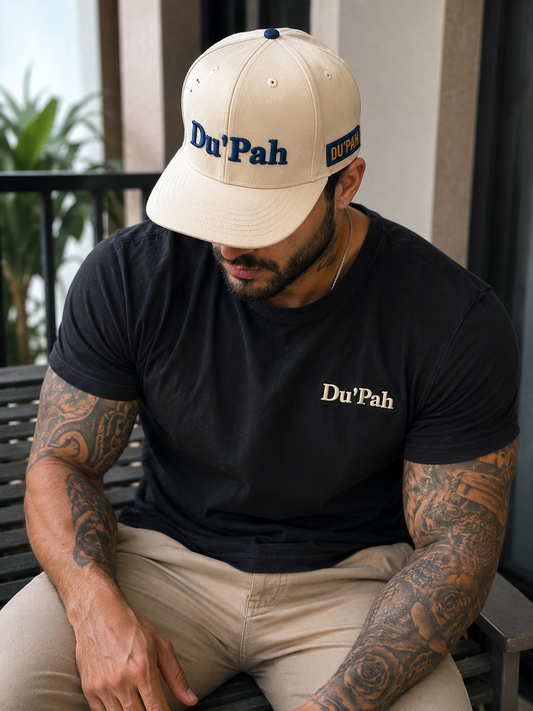 Boné Dupah Aba reta Off White Snapback