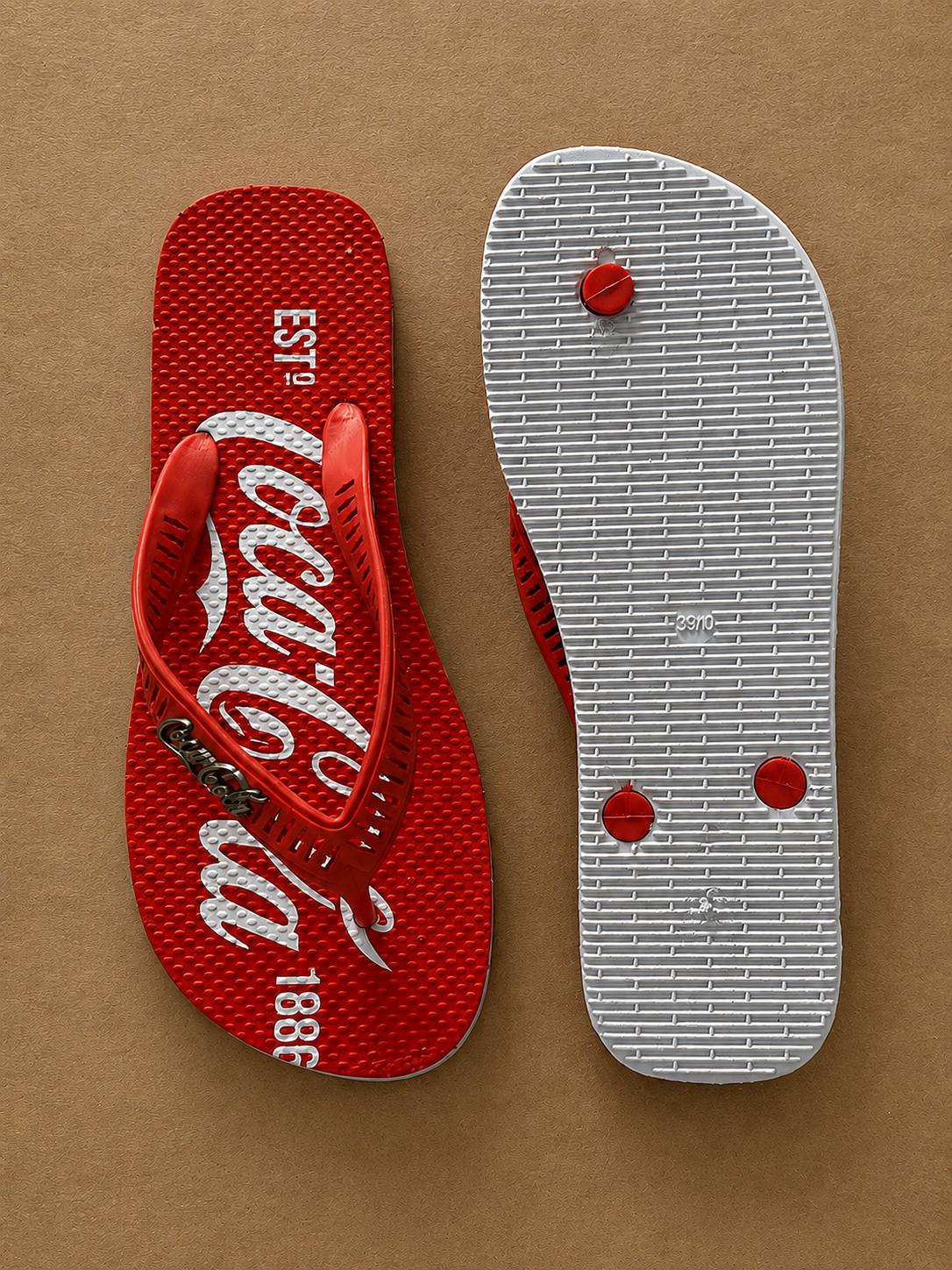 Chinelo Coca Cola Red