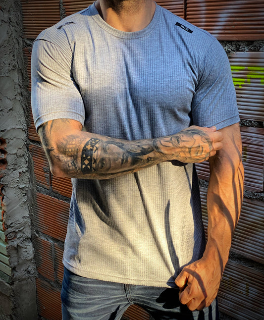 Camiseta Canelada Grey