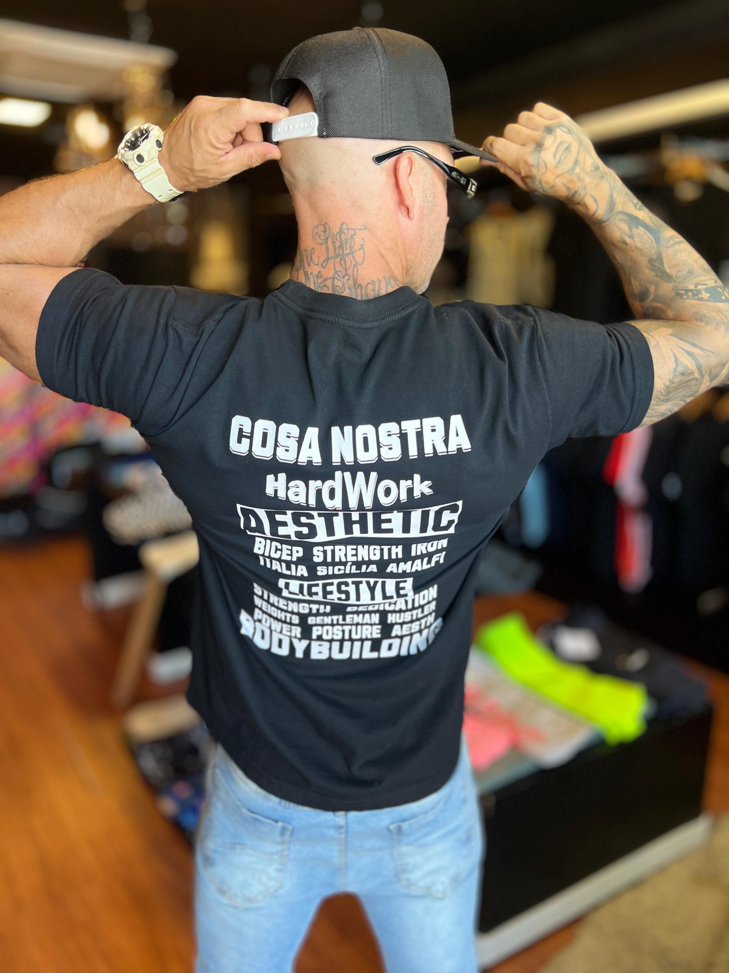 Camiseta Cosa Nostra Preta