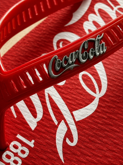 Chinelo Coca Cola Red
