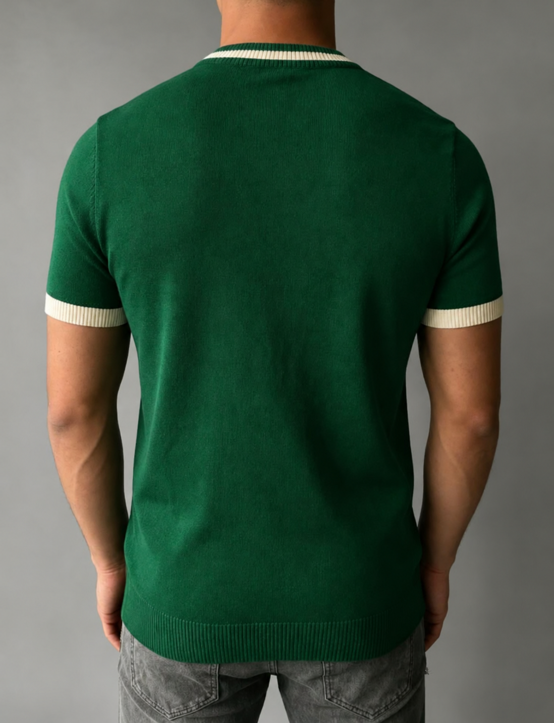 Camiseta Green Malha Fina Linha Premium Fit Minimalista