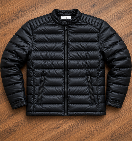 Jaqueta Tech Puffer Preta Forrada