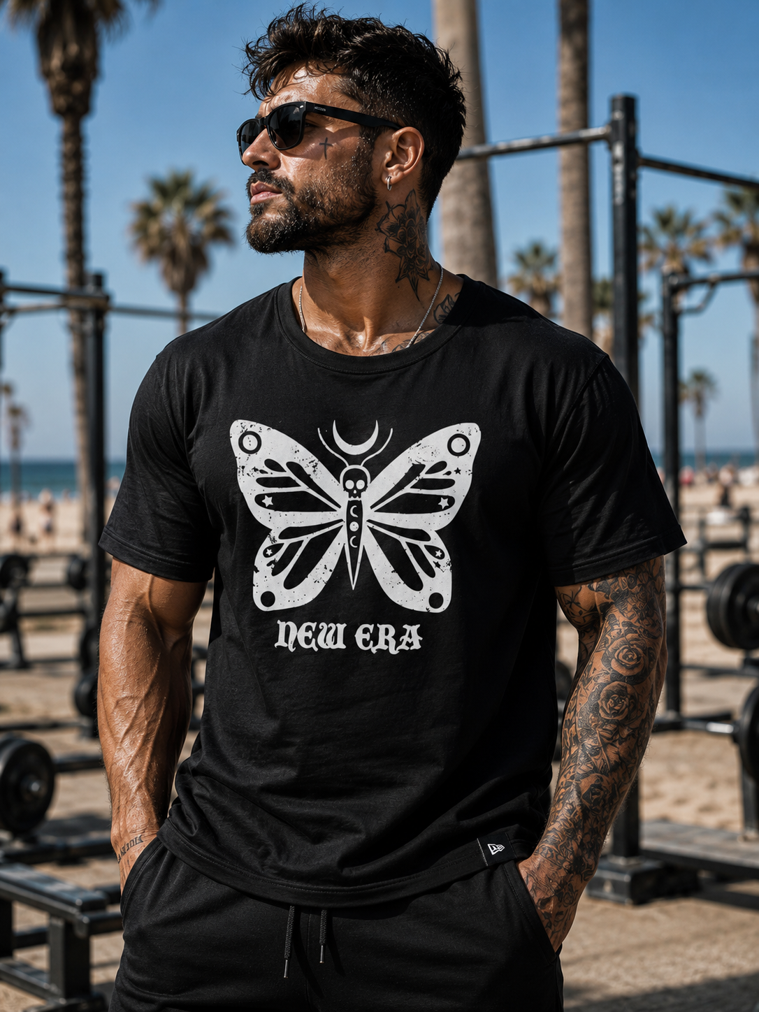 Camiseta New Era Butterfly