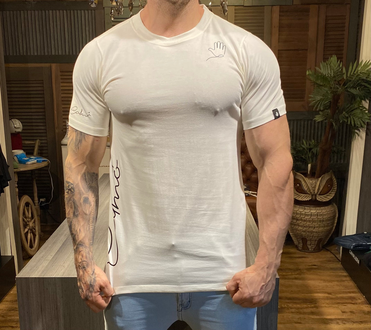 Camiseta Calmô Off White II