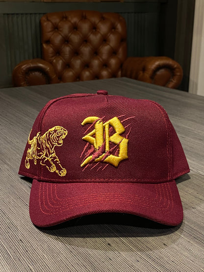 Boné Snapback BLCK Trigre Asiático Wine