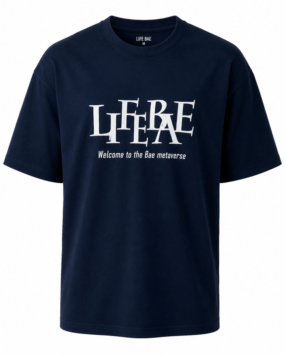 Camiseta Oversized Life Bae Madri
