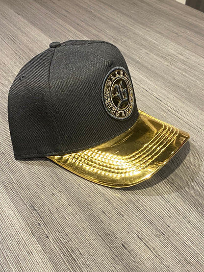 Boné Snapback Preto Follow Reflex Gold