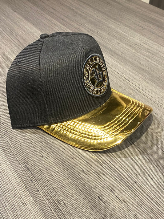 Boné Snapback Preto Follow Reflex Gold