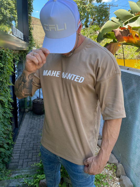 Camiseta Oversized Mahe Beige