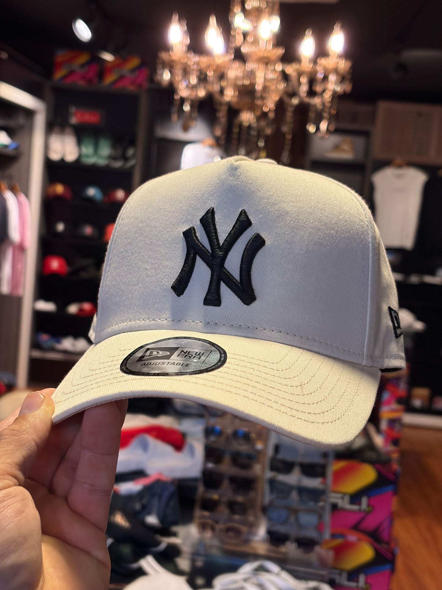 Boné New Era NY Eframe White