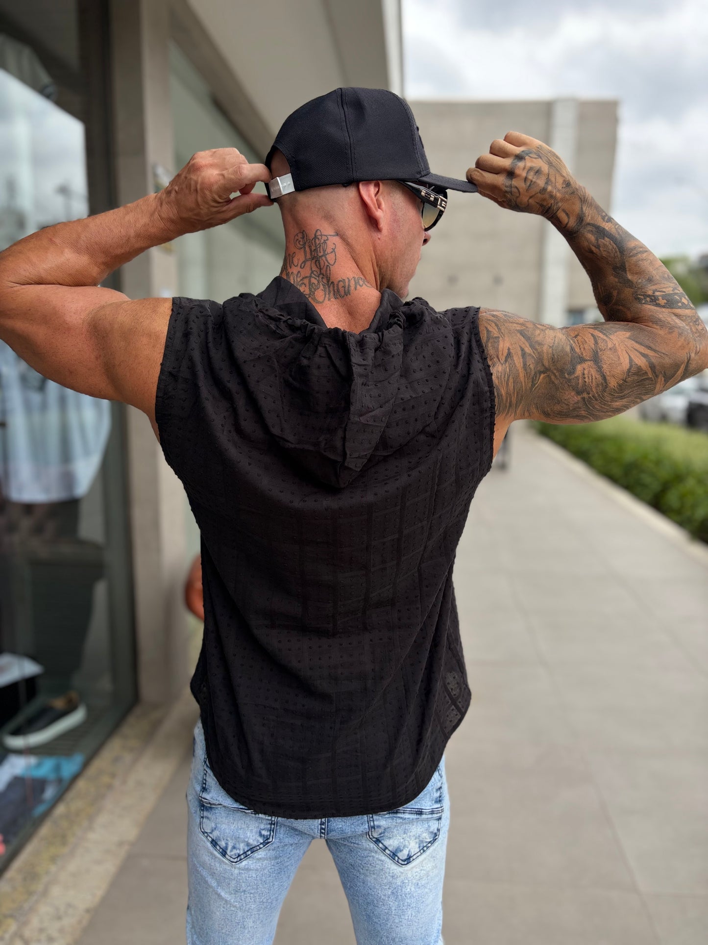 Regata Capuz Ibiza Black com ziper