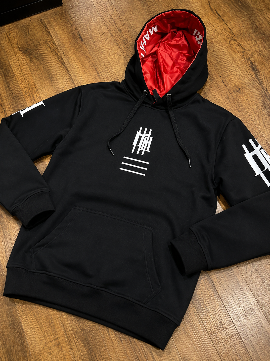 Moletom Canguru Mahe Black Red - LANÇAMENTO EXCLUSIVO
