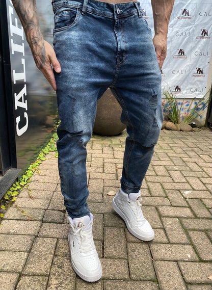 Calça Jeans Skinny Destroyer