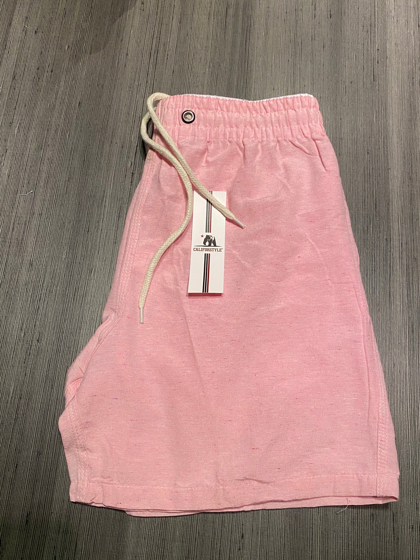 Short Mauricinho Linho Rosa