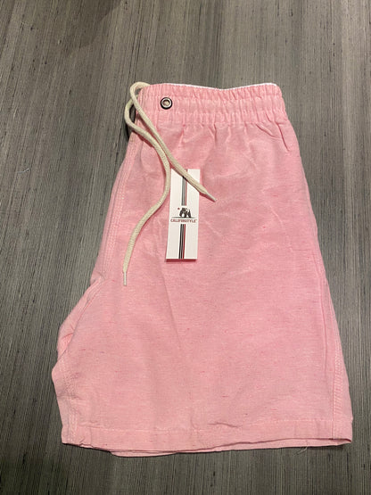 Short Mauricinho Linho Rosa