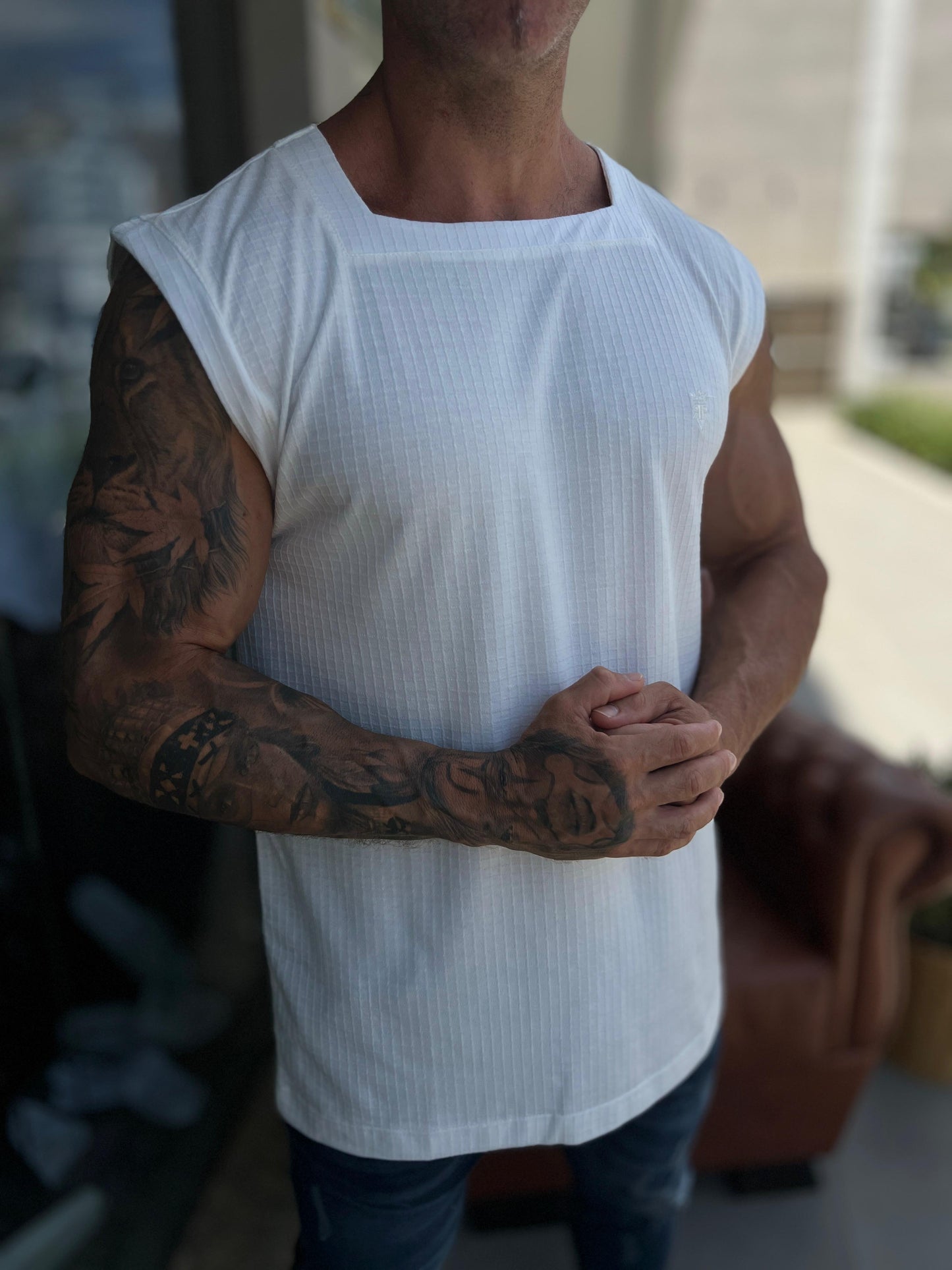 Regata Gola Quadrada Tricot