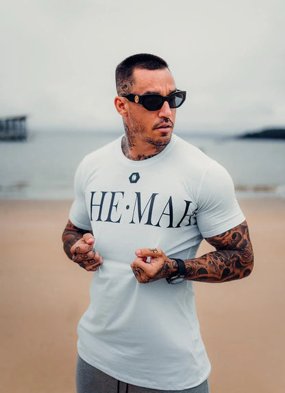 Camiseta Mahe HE-MA White Black