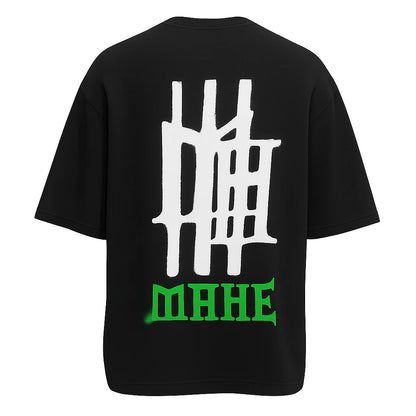 Camiseta Mahe Over Spray Paint Black