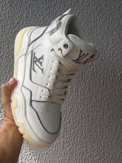 Tênis LV Luxuy importado Cano Alto Branco ( Sob encomenda)