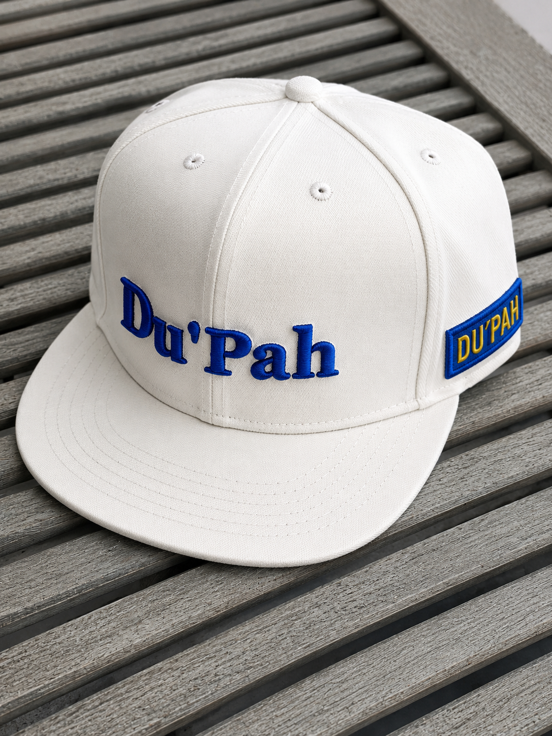 Boné Dupah Aba reta Off White Snapback