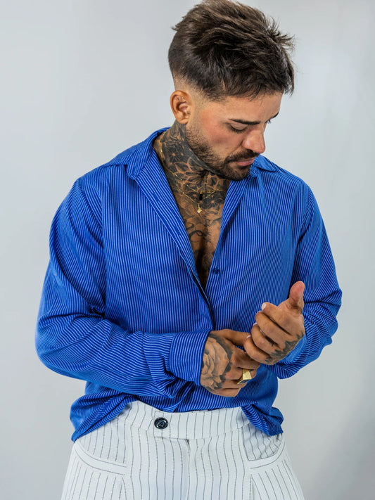 Camisa Azure - Royal Blue