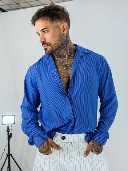 Camisa Azure - Royal Blue