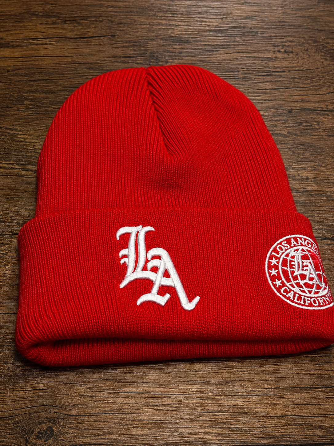 Gorro LA Red Bordado Importado