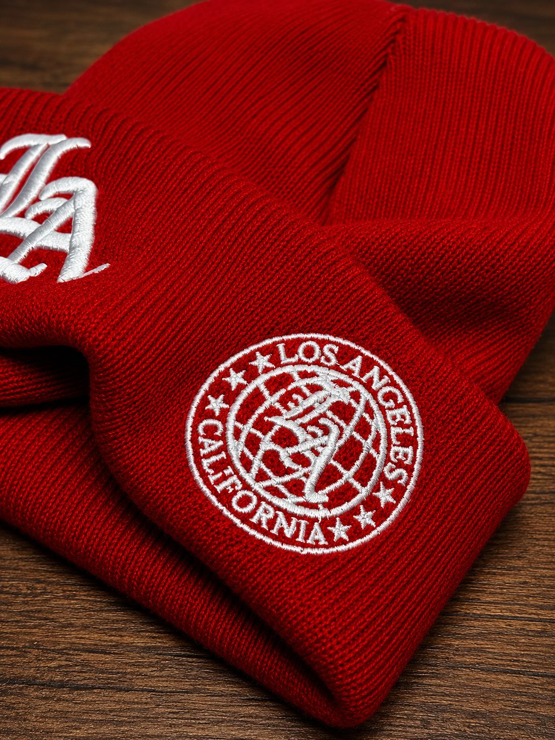 Gorro LA Red Bordado Importado