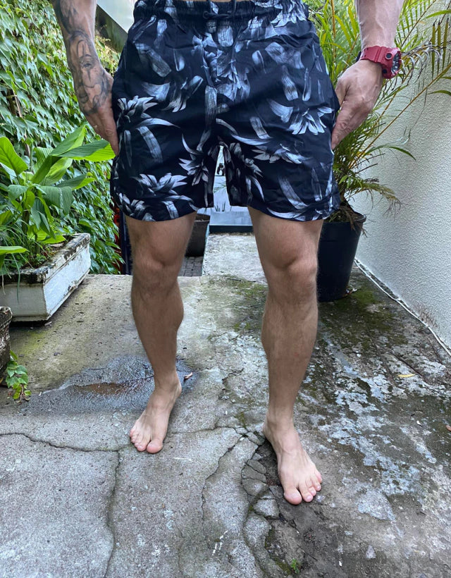 Short Beachwear Leaves 