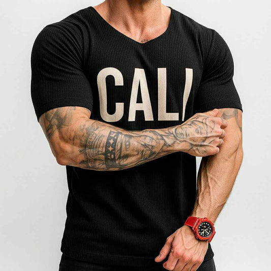 Camiseta Cali Canelada Black Off