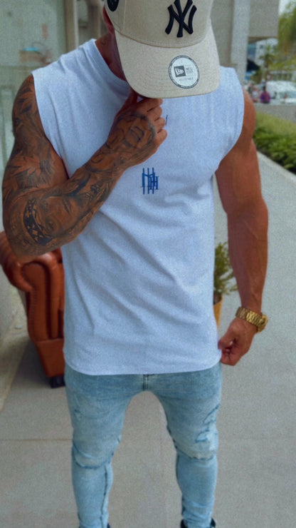 Regata Mahe Stars White Blue Machão