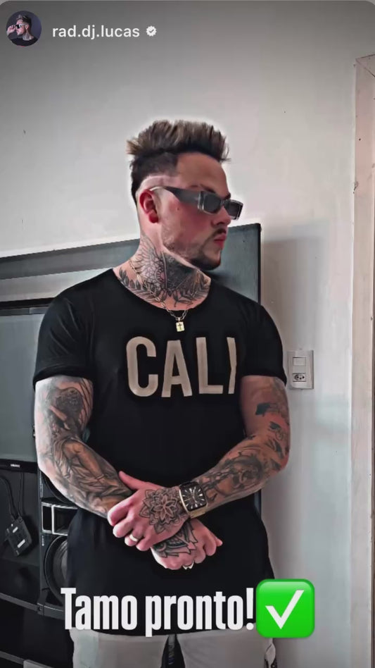 Camiseta Cali Canelada Black Off