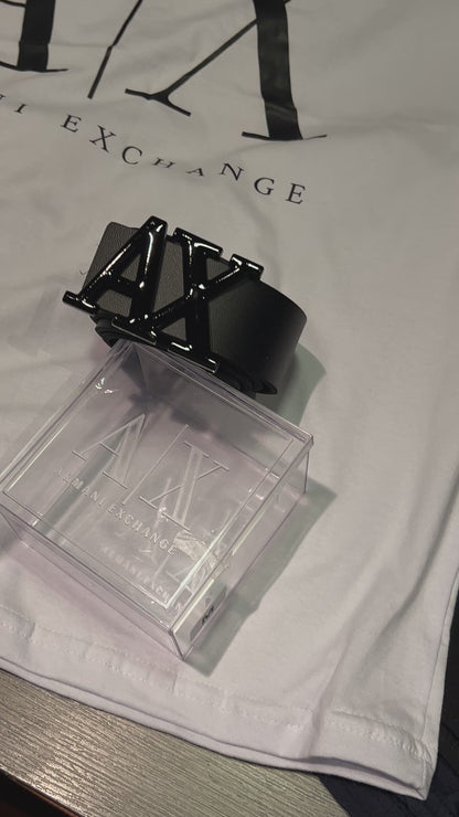 Cinto em Couro AX Black